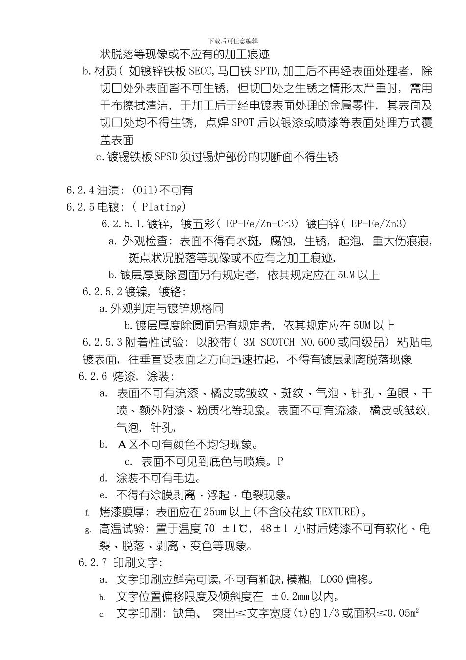 康威特吉机构件检验规范模板_第3页