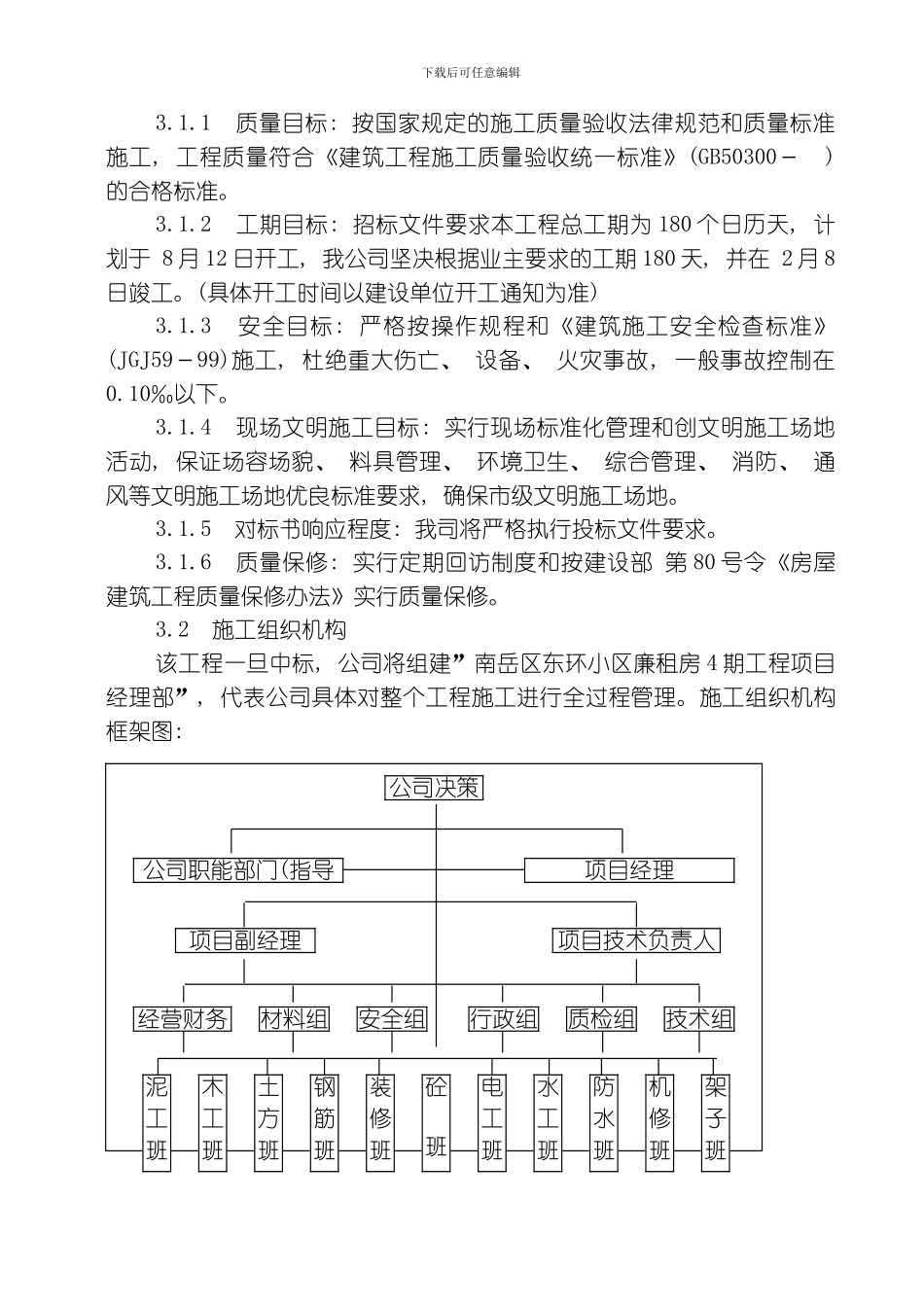 廉租房期工程技术标模板_第3页