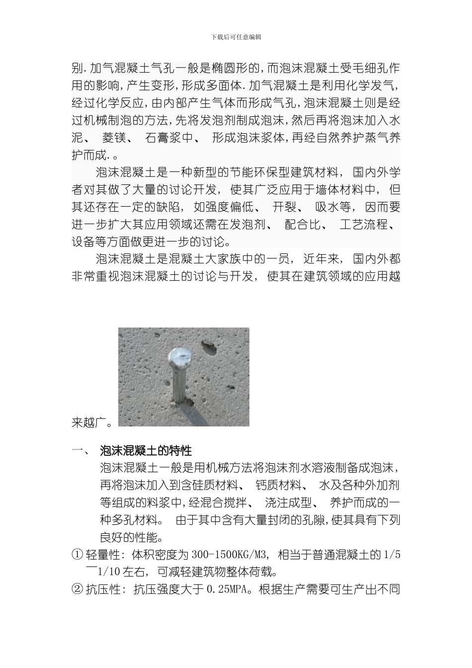 建筑工程用泡沫混凝土的发展现状与趋势模板_第2页