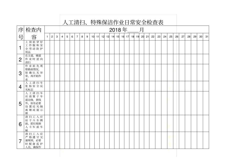 环卫日常安全检查表_第2页