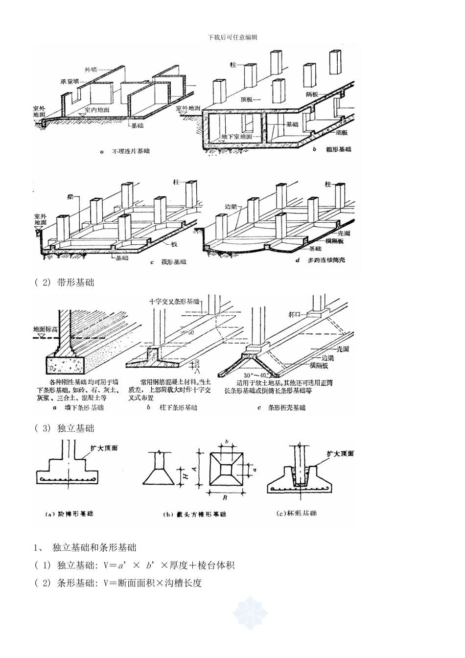 建筑工程量计算方法含图及计算公式样本_第2页