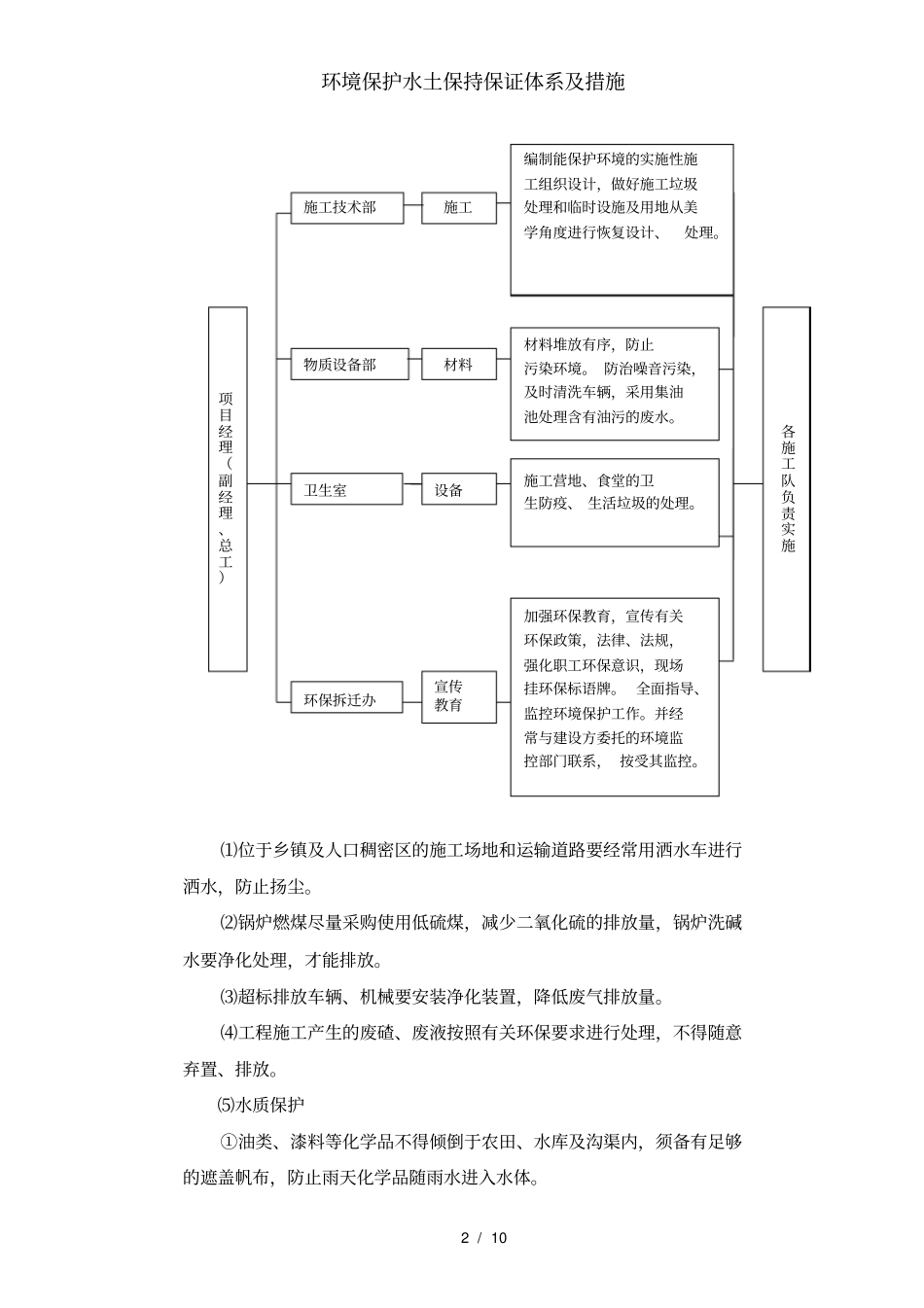 环境保护水土保持保证体系及措施_第2页