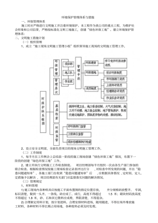 环境保护管理体系与措施资料