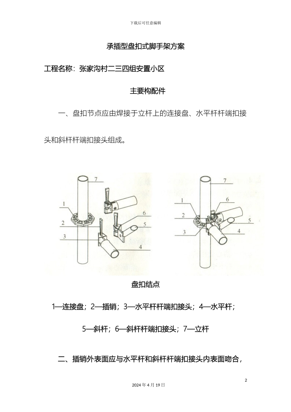 建筑施工承插型盘扣式脚手架安全技术规范范本_第2页