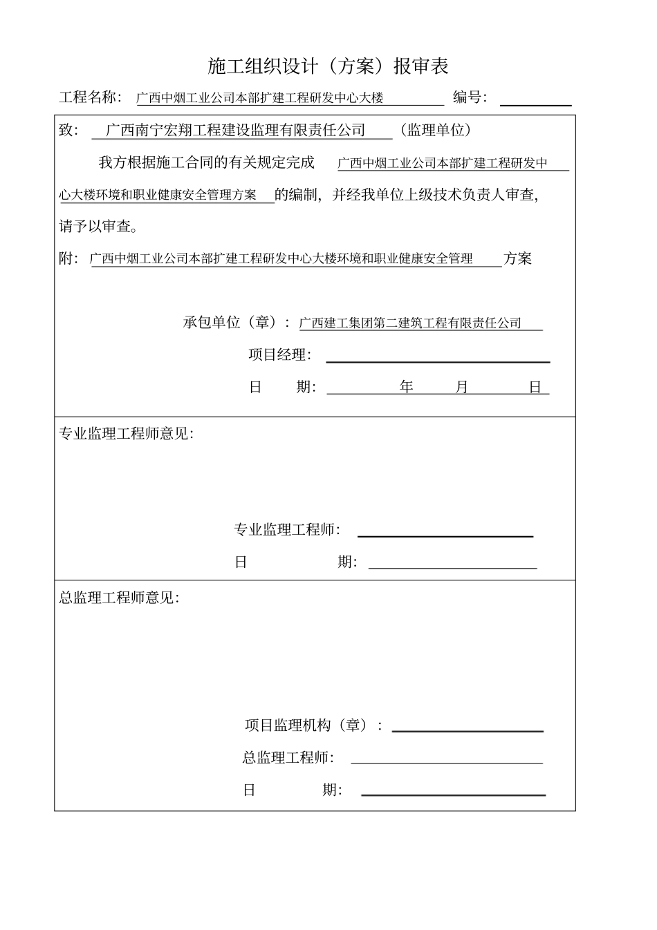 环境和职业健康安全管理方案_第2页