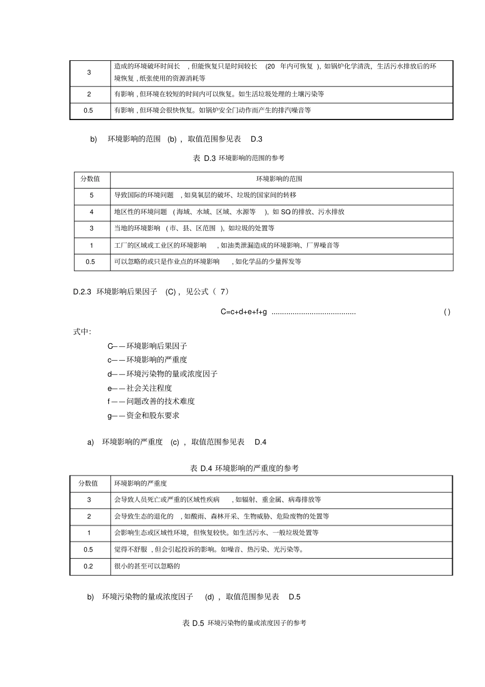 环境因素综合评价——LEC法打分法则_第2页