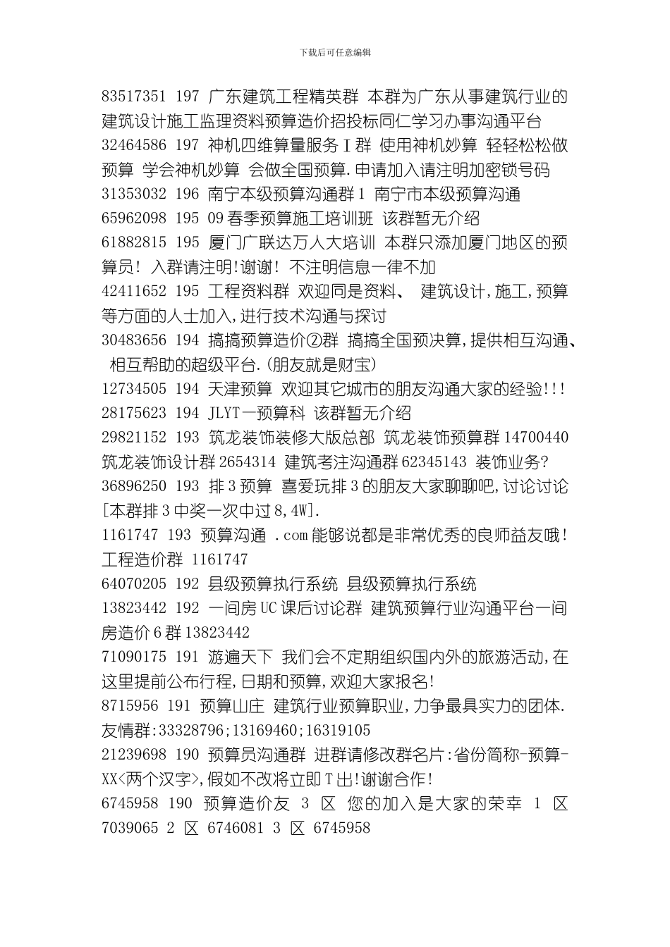 建筑类行业研讨群建筑模板_第3页