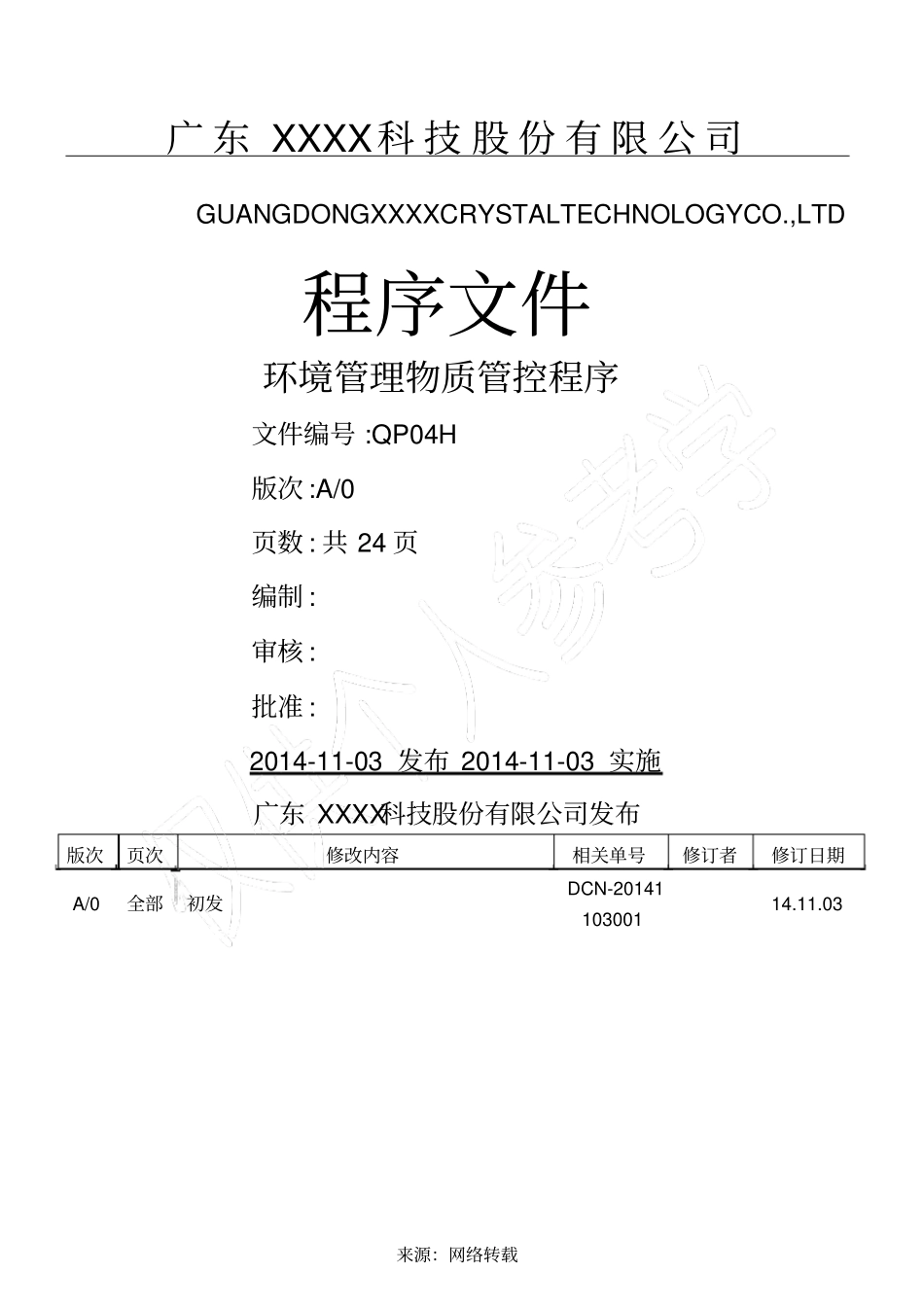 环境管理物质管控程序A0_第1页