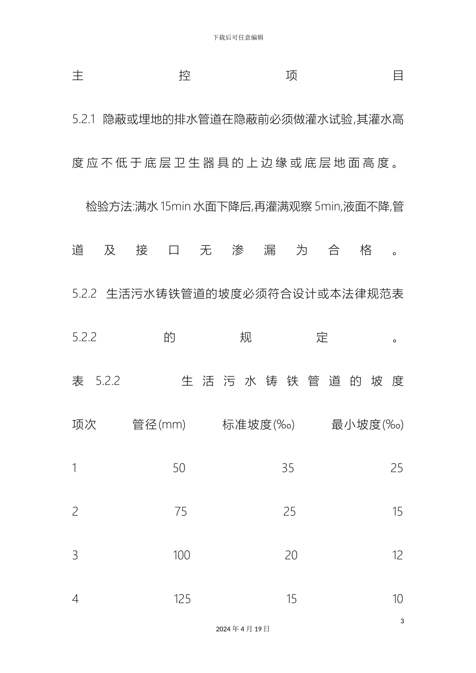 建筑给水排水及采暖工程施工质量验收规范范文_第3页