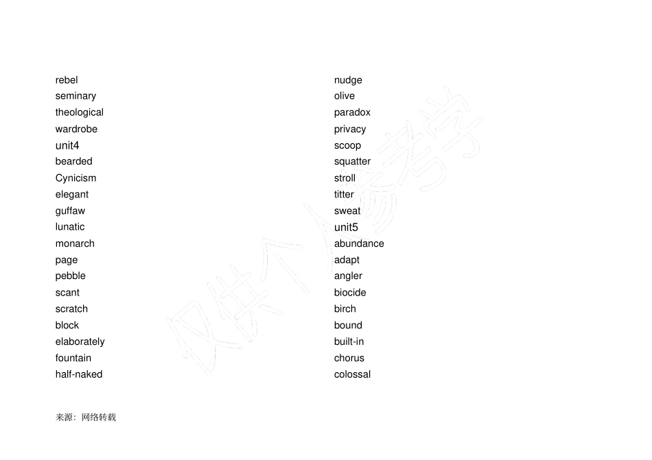 现代大学英语精读3单词_第2页