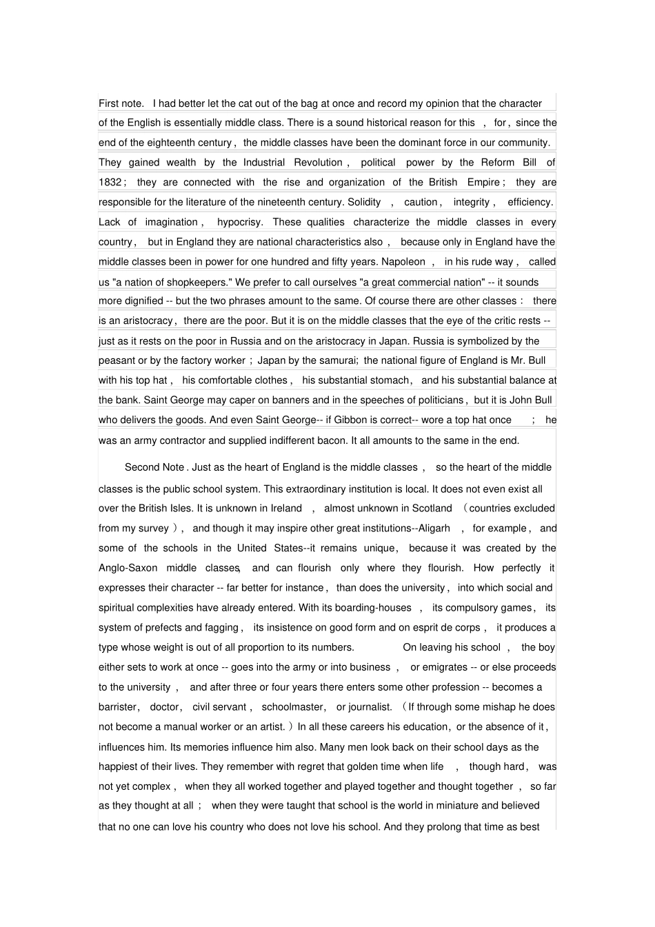 现代大学英语精读notes-on-english-character_第1页