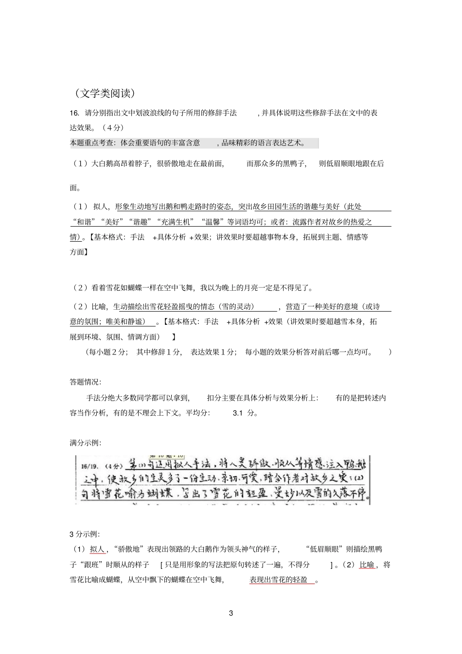 现代文阅读阅卷总结_第3页