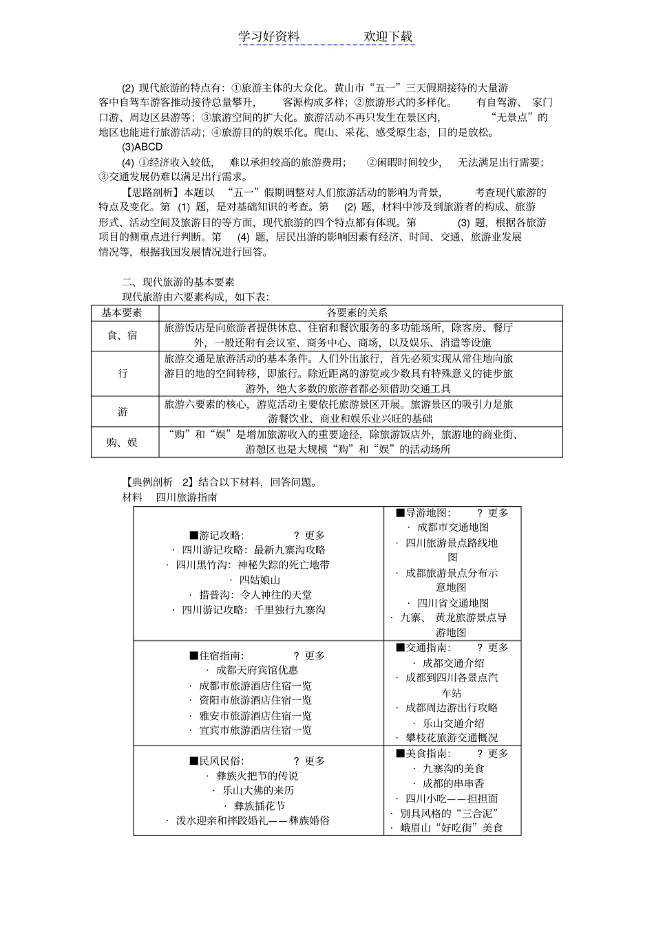 现代旅游导学案_第3页