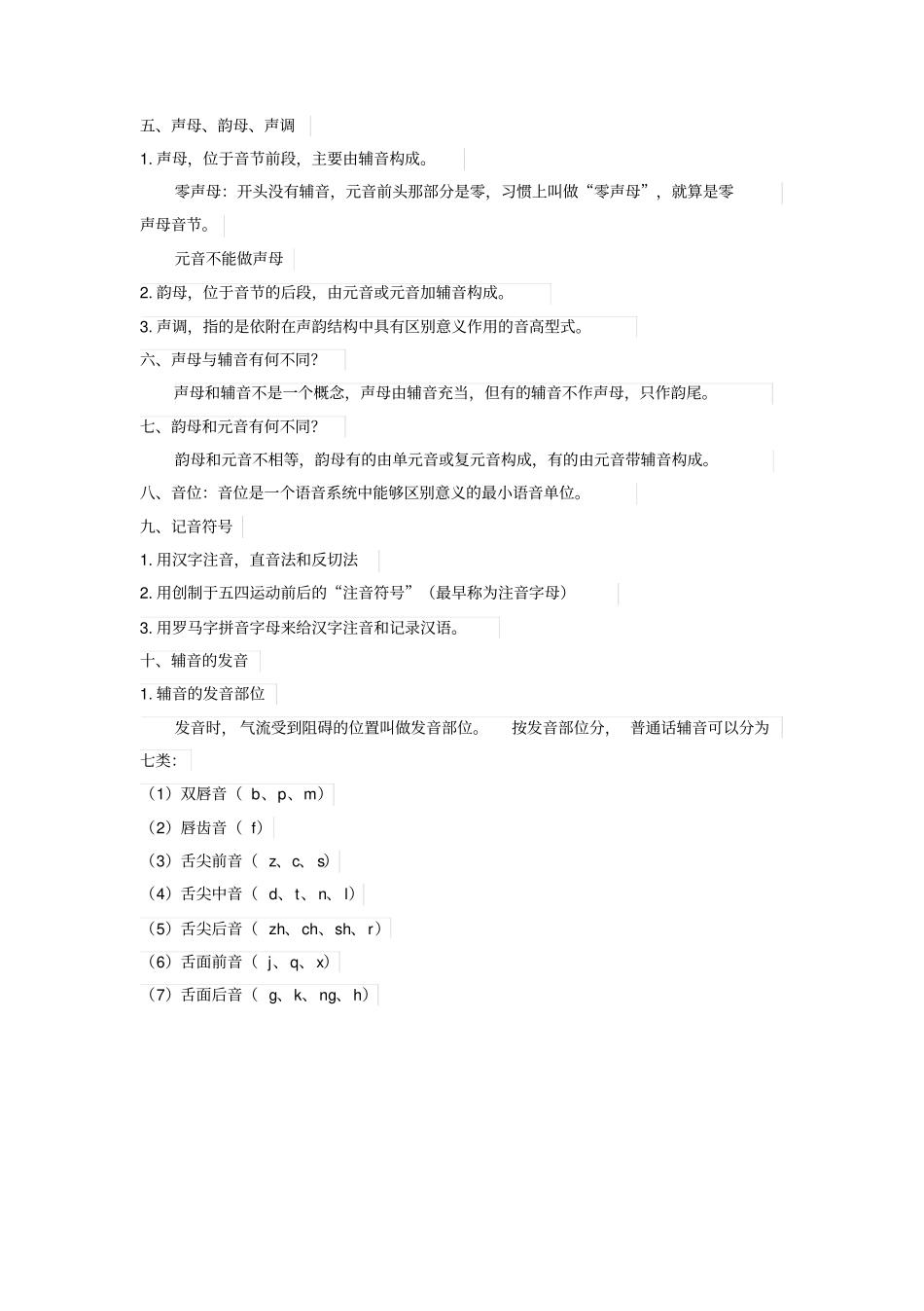现代汉语复习资料_第3页