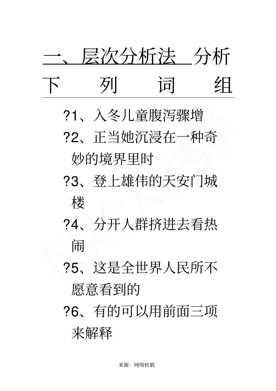 现代汉语考研真题_第1页