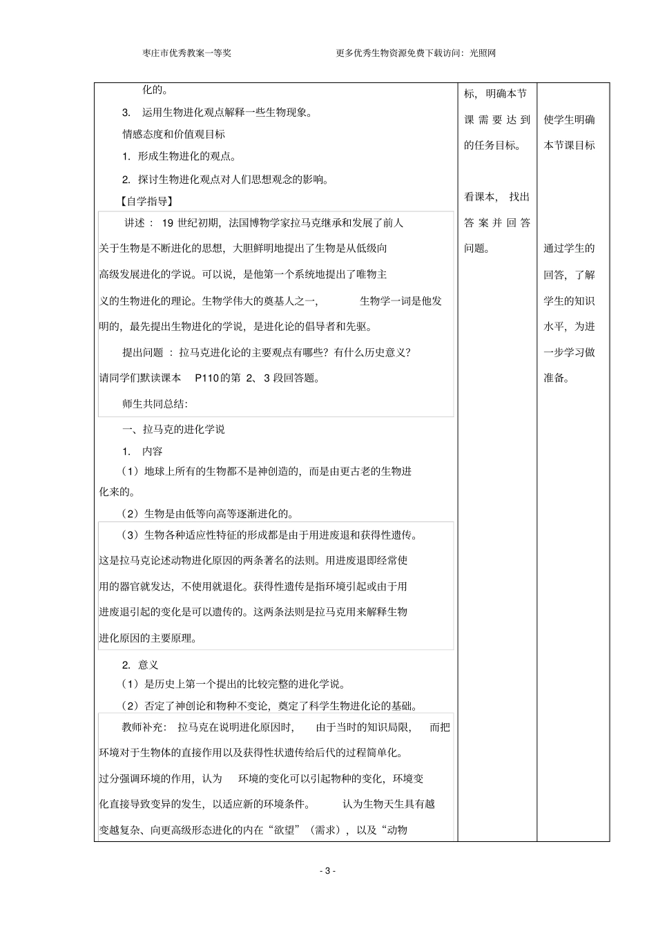 现代生物进化理论的由来汇总_第3页