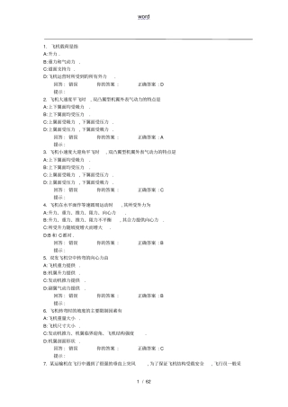 现代飞机结构与系统1