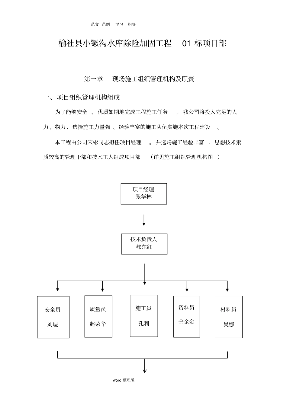 现场施工管理机构_第2页