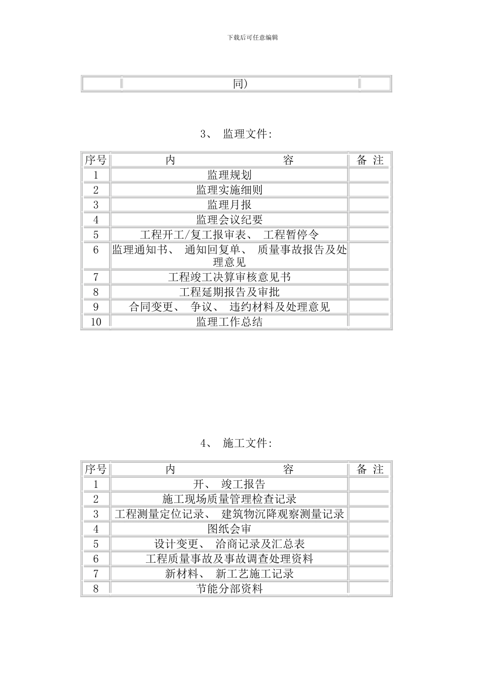 归档流程内容及要求样本_第3页