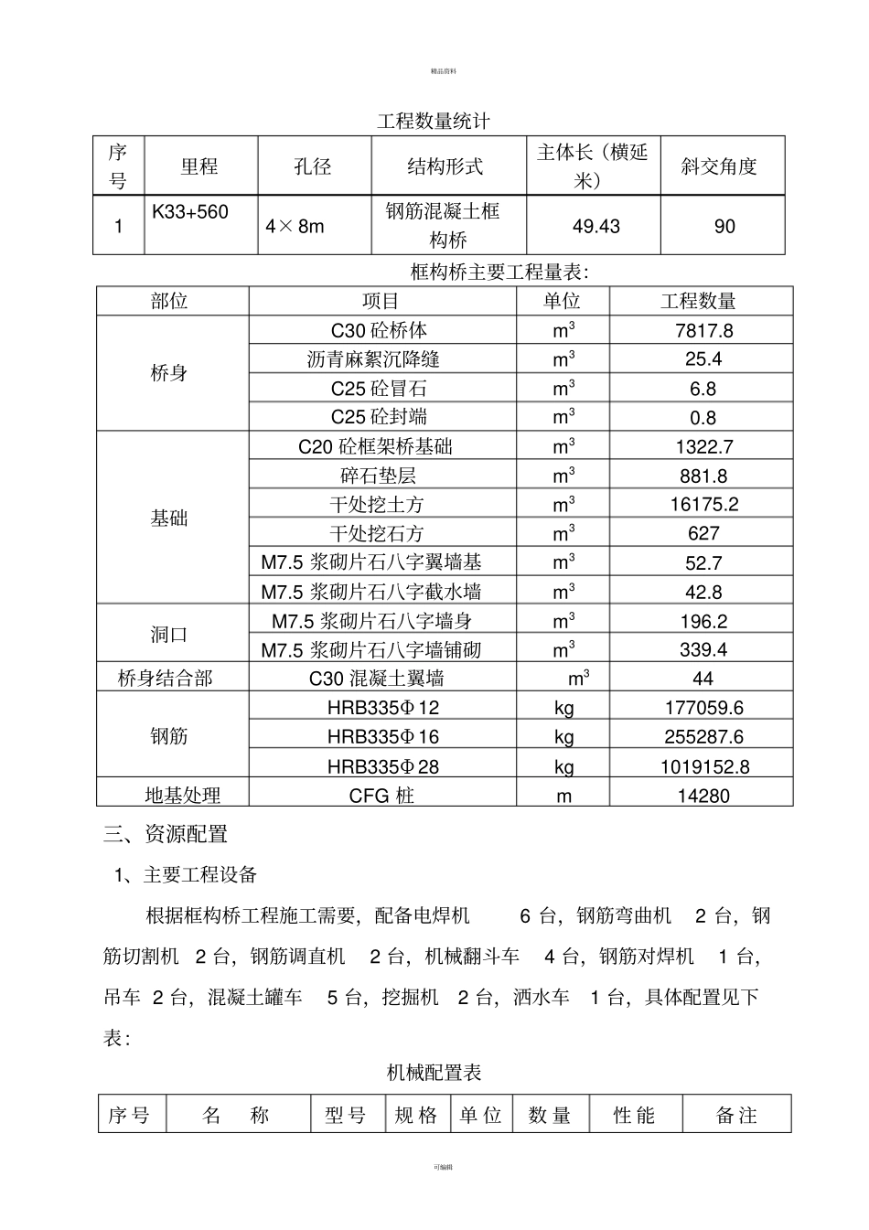 现浇钢筋混凝土框架桥施工方案_第3页