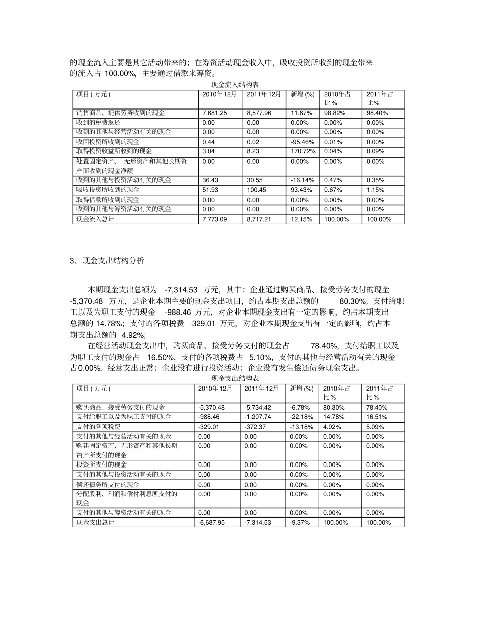 现金流量表分析报告_第2页