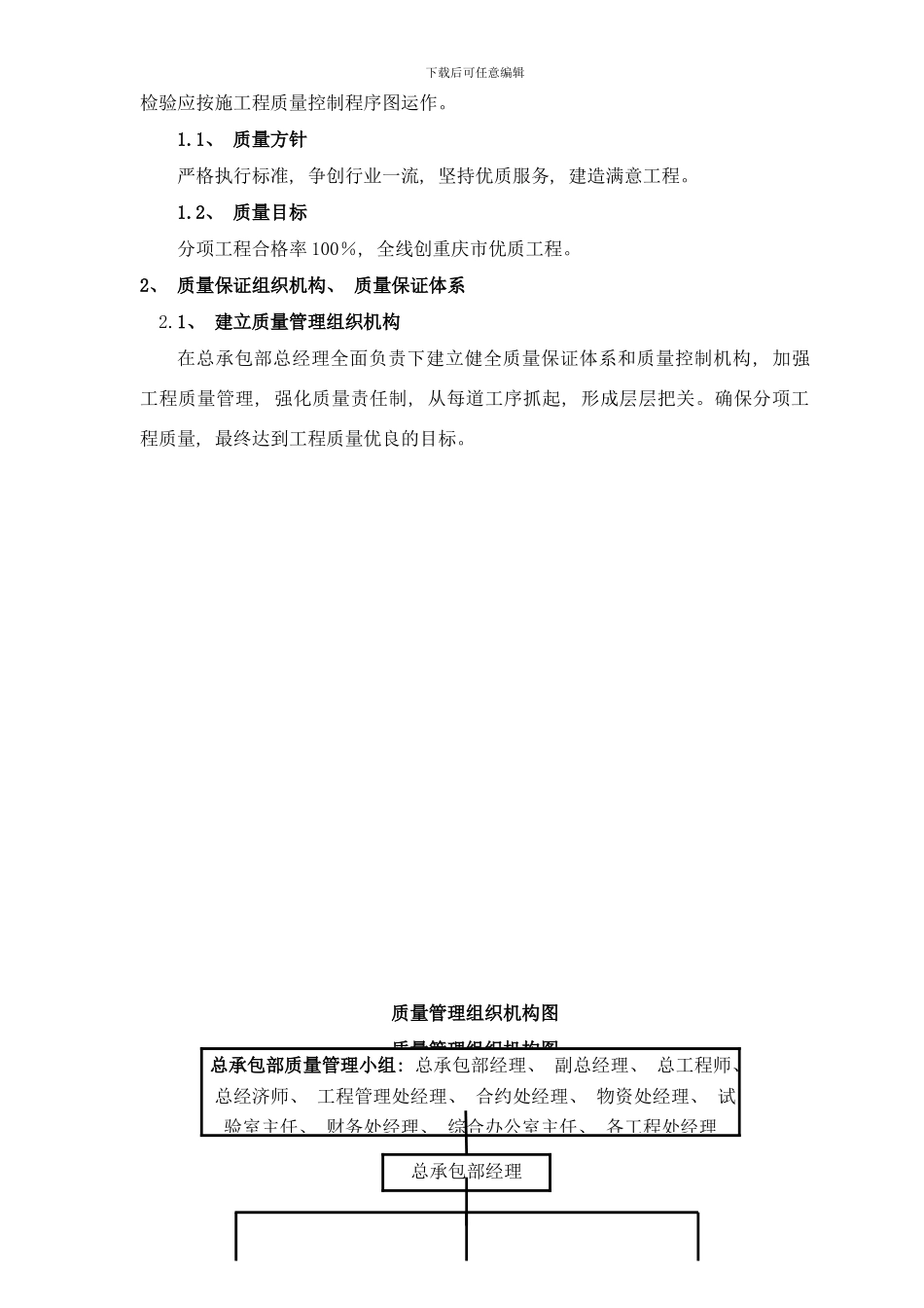 总承包质量保证体系样本_第3页