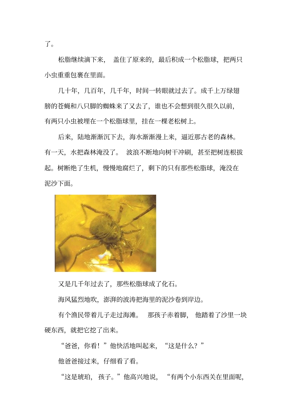 琥珀——小学语文课本经典诵读_第3页