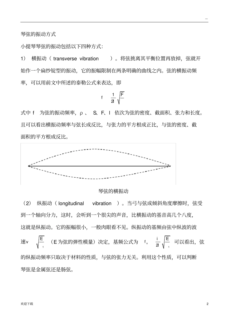 琴弦振动分析_第2页