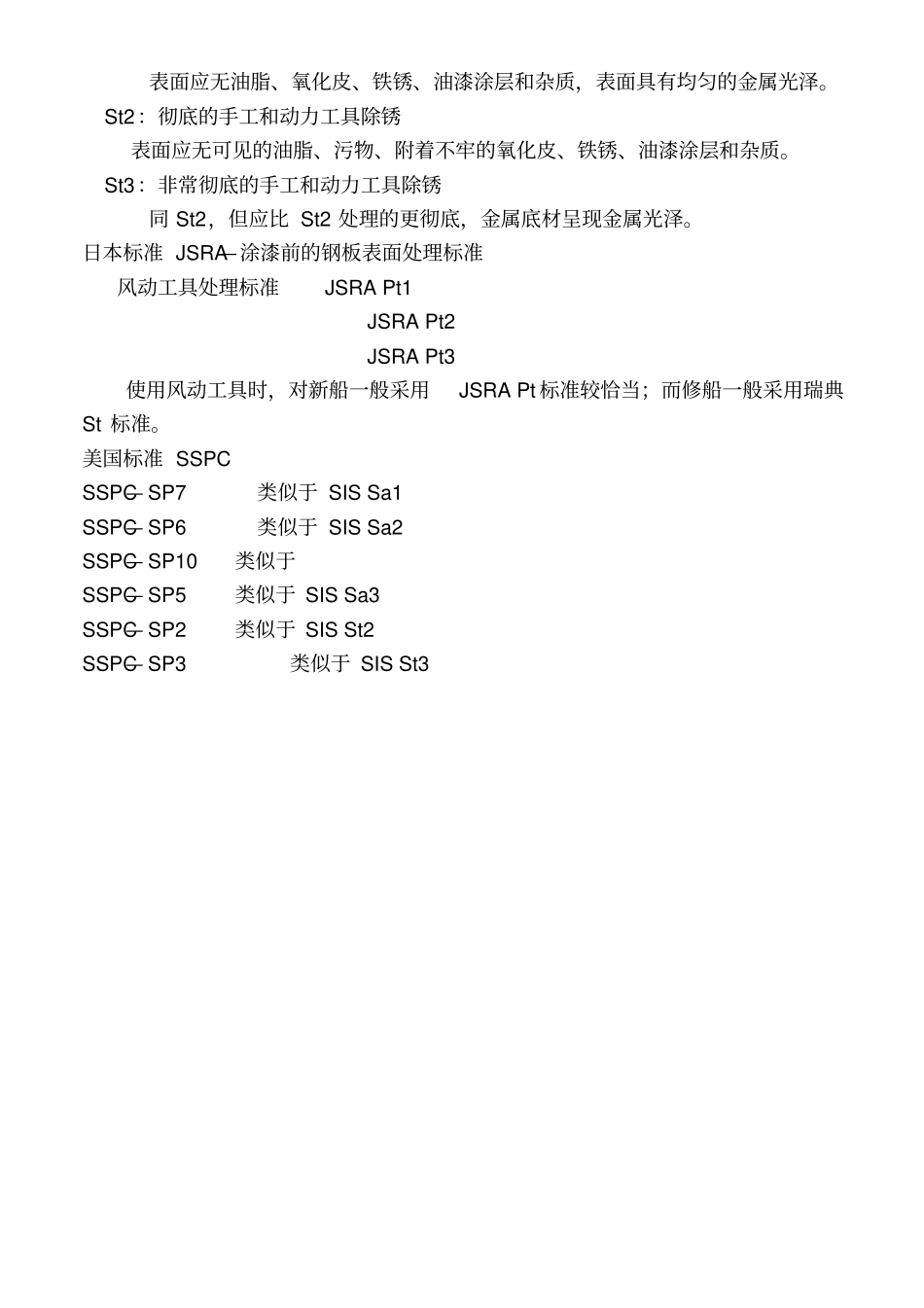 瑞典除锈标准质量等级_第2页