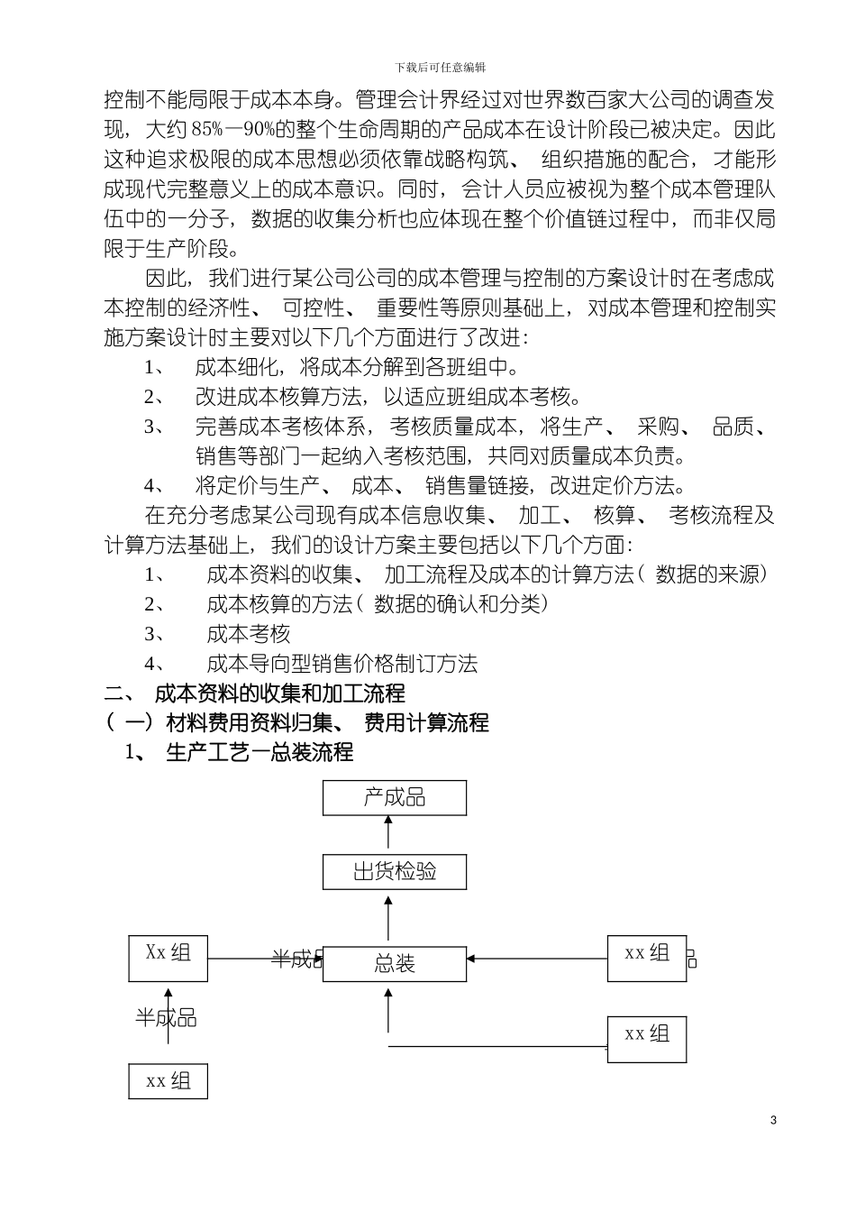 成本管理与控制项目方案设计模板_第3页