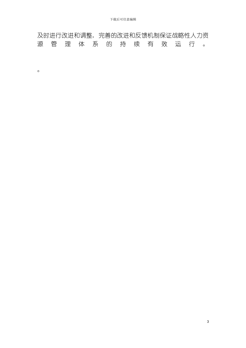 战略性人力资源管理体系持续运行的保证体系模板_第3页