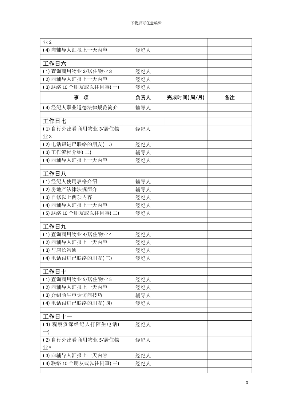 房产中介公司管理制度模板_第3页