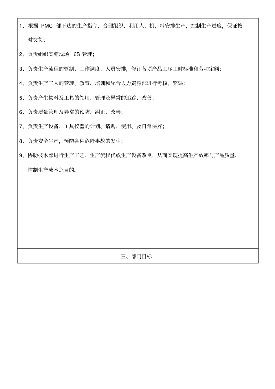 生产部岗位说明书资料_第3页