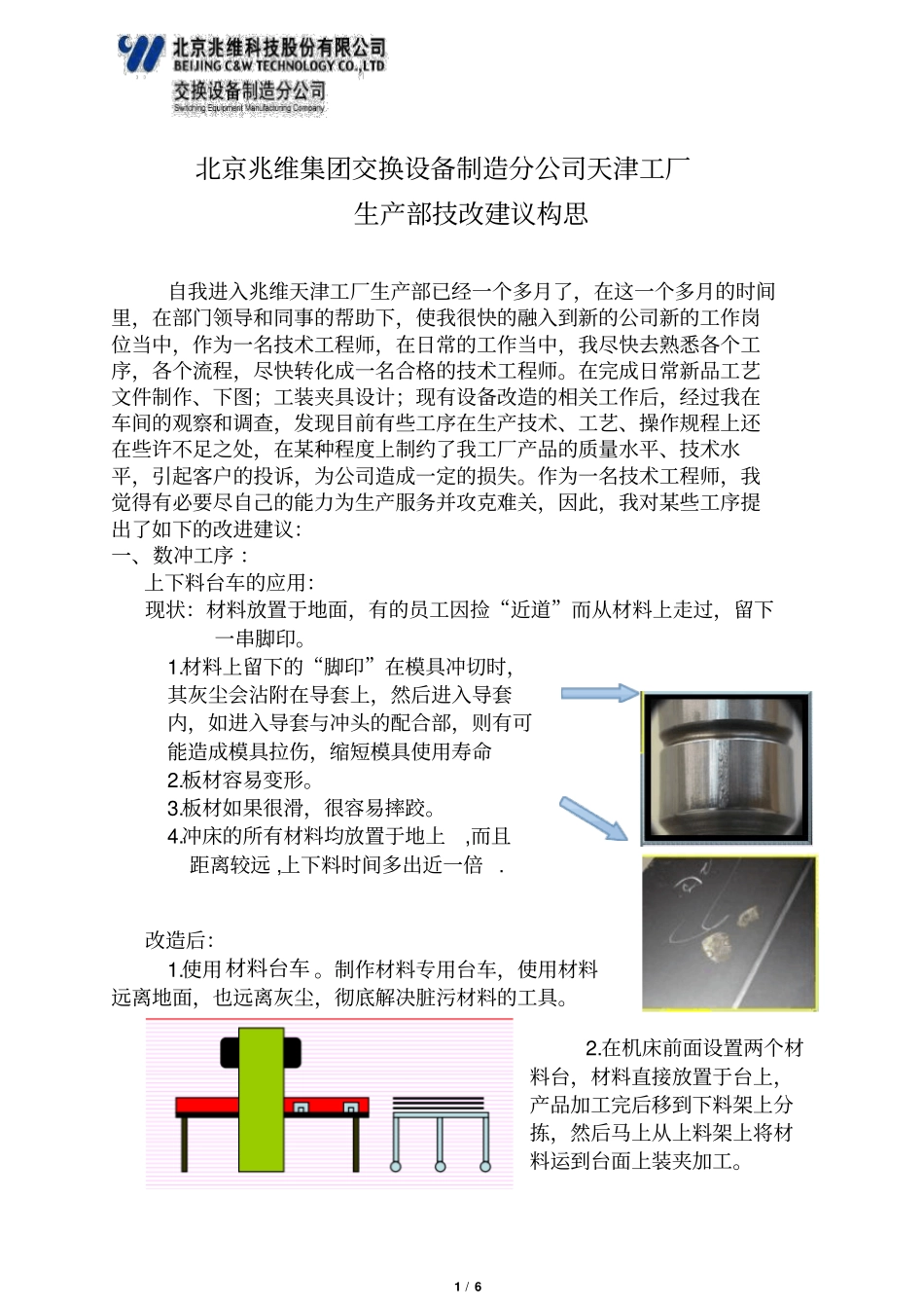 生产部技改建议方案20150601分析_第1页