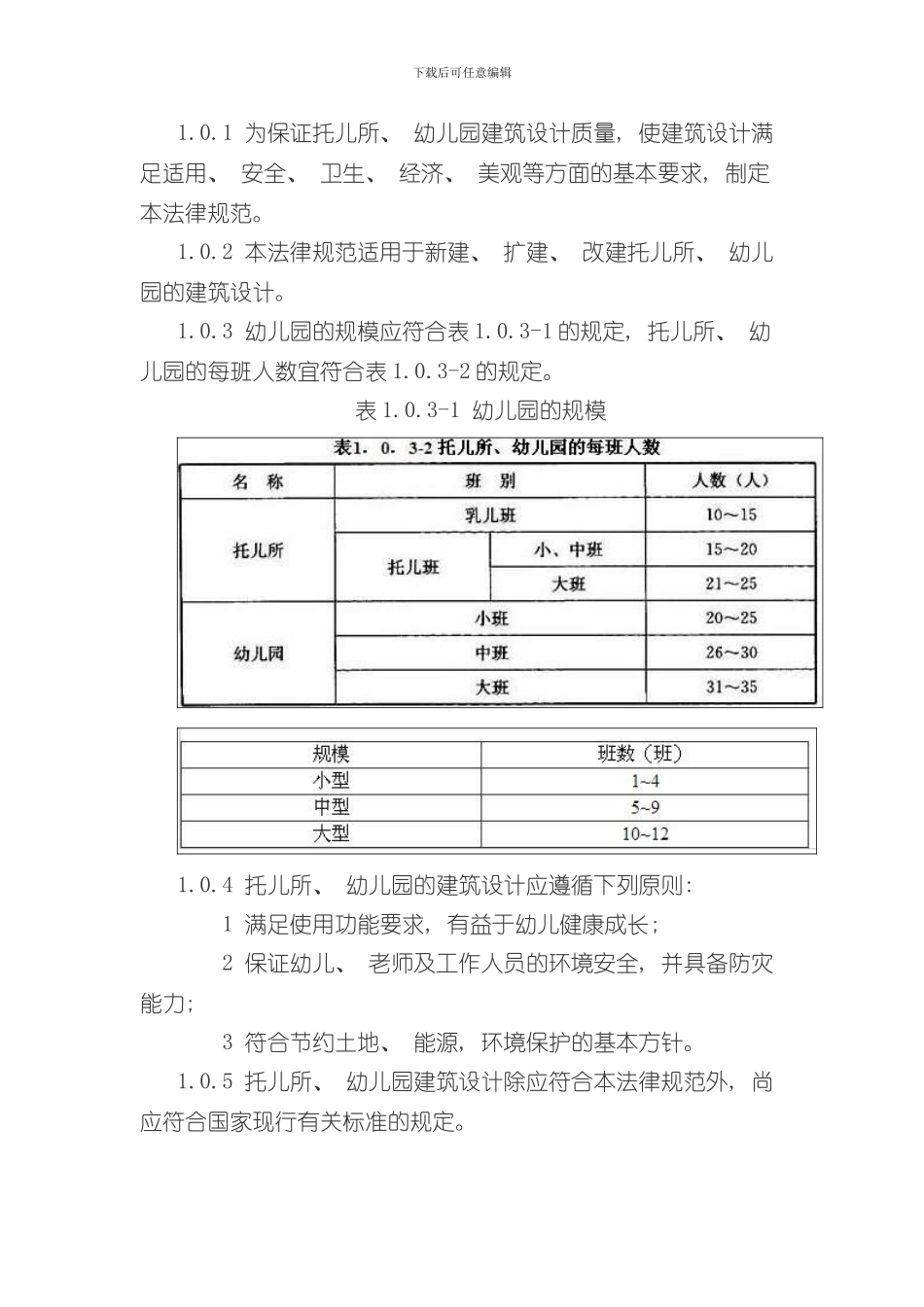 托儿所幼儿园建筑设计规范样本_第3页