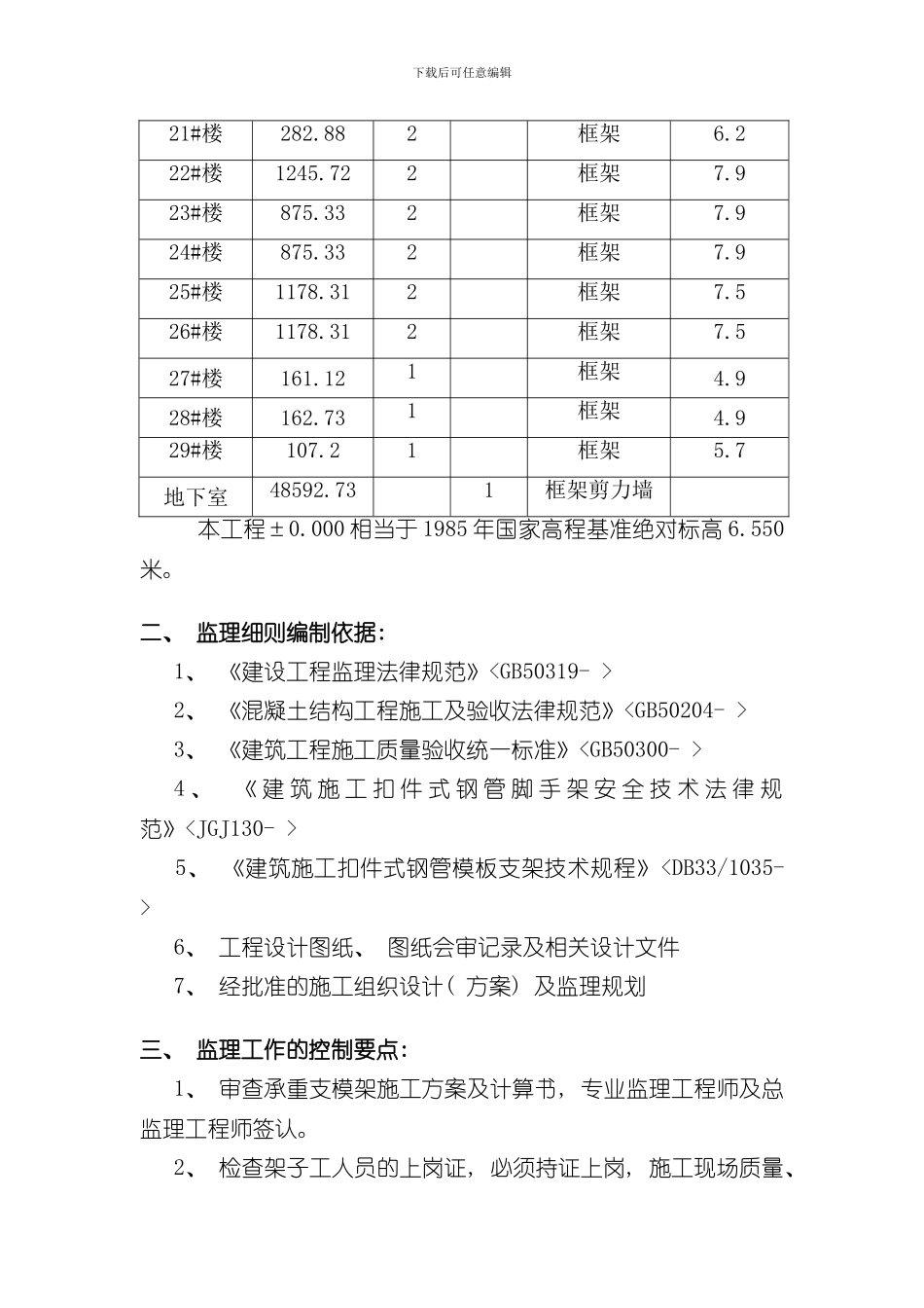 承重支模架监理细则样本_第3页