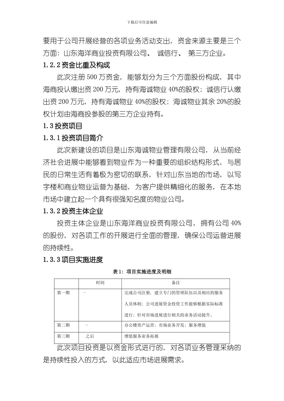 投资计划可行性研究报告样本_第2页