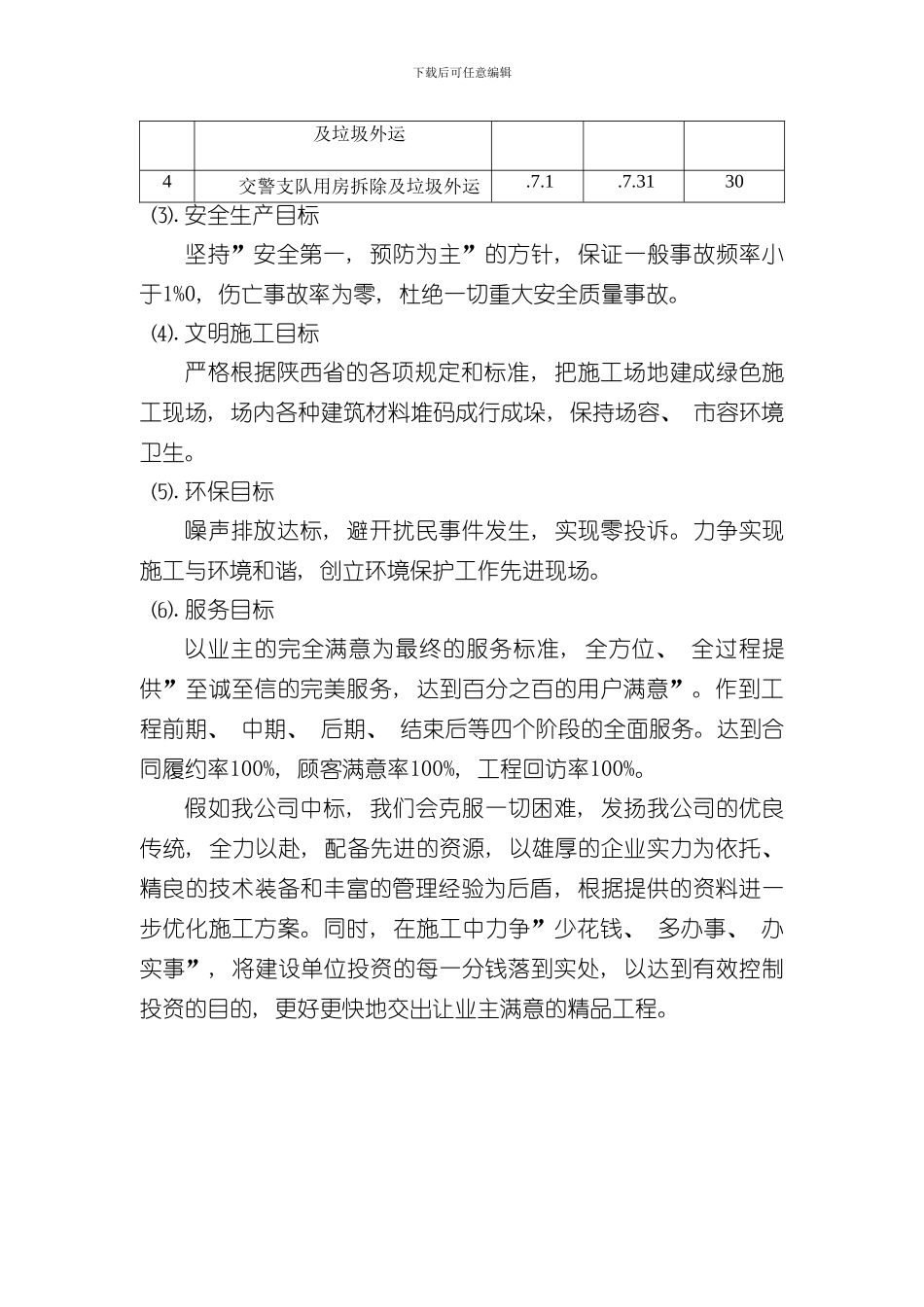 拆除工程施工组织设计方案样本_第2页