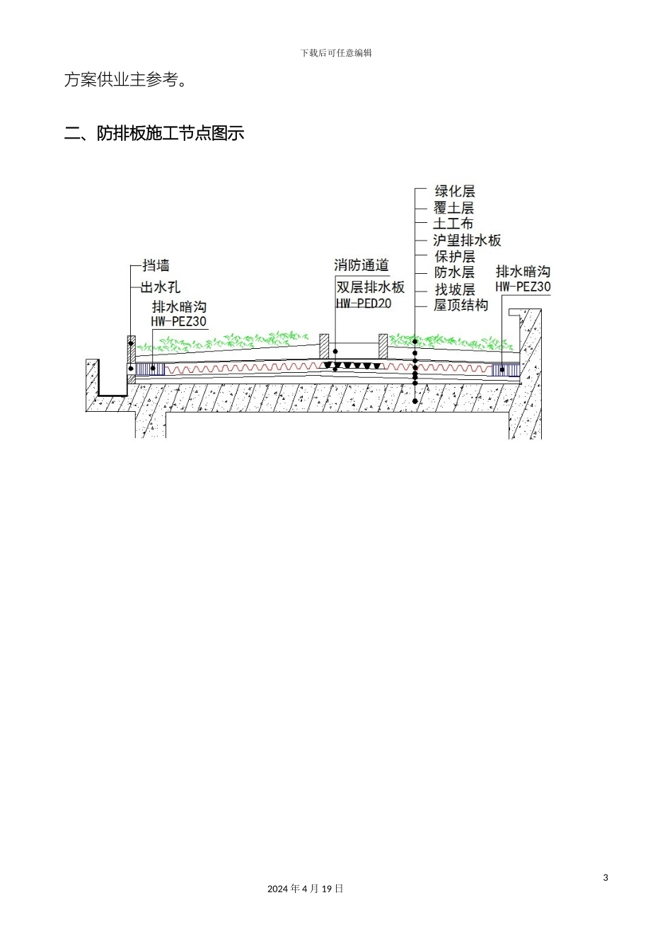 排水板施工方案_第3页