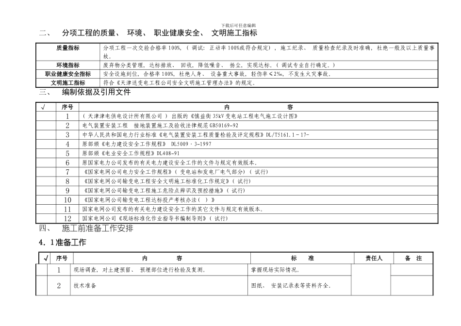接地装置作业指导书样本_第2页