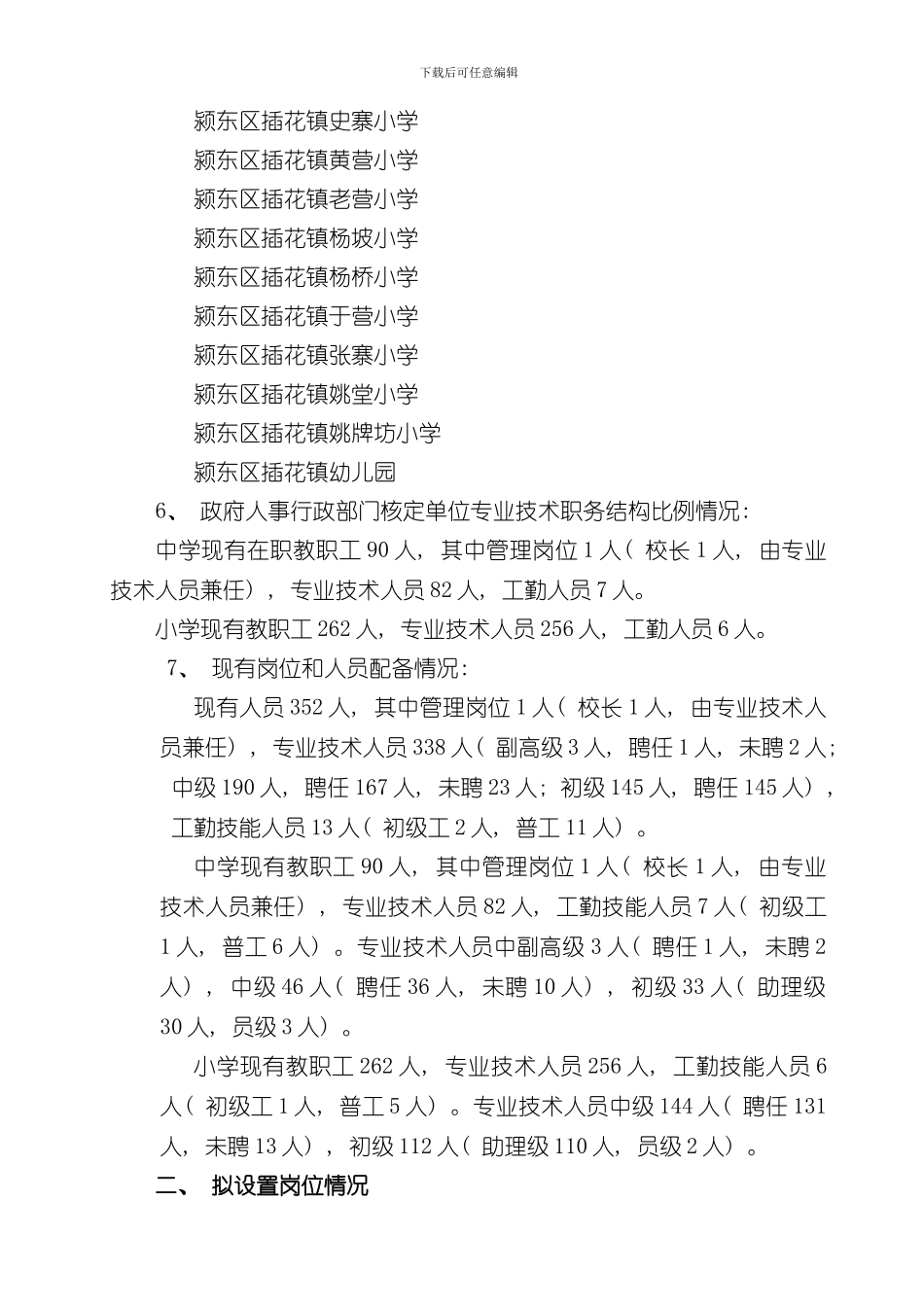 插花一学区岗位设置方案样本_第2页