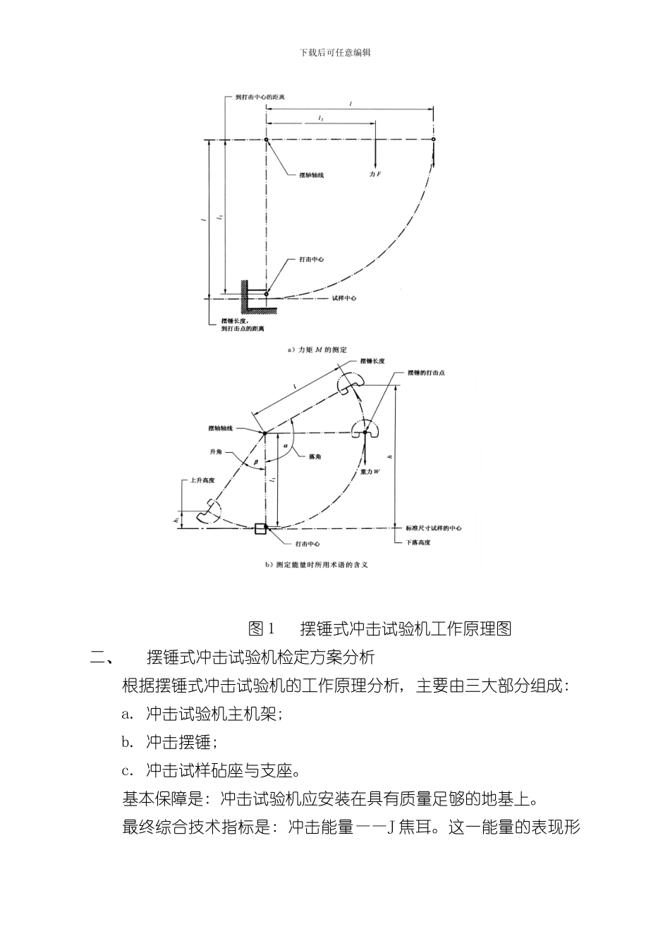 摆锤冲击试验机检定规程样本_第2页