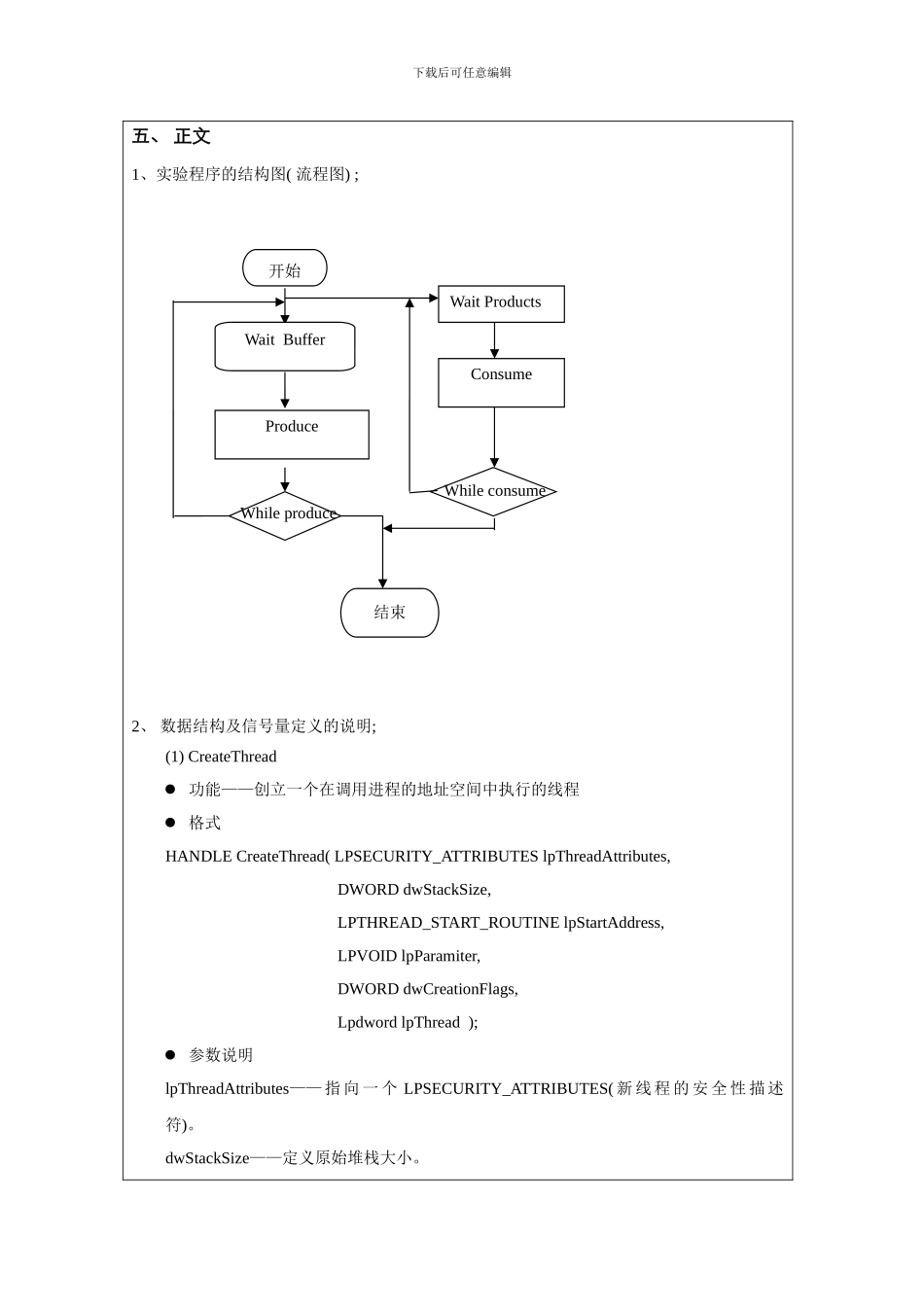 操作系统生产者与消费者课程设计样本_第3页
