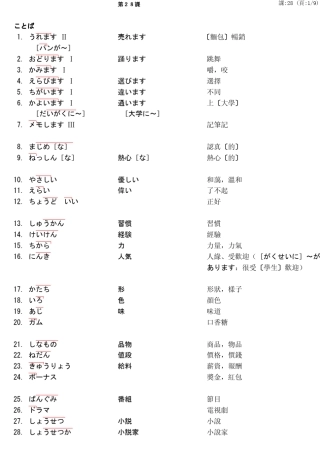 大家的日本语28