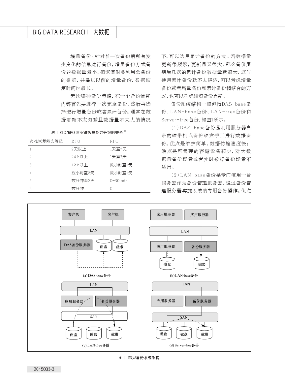 大数据容灾备份技术挑战和增量备份解决方案_第3页