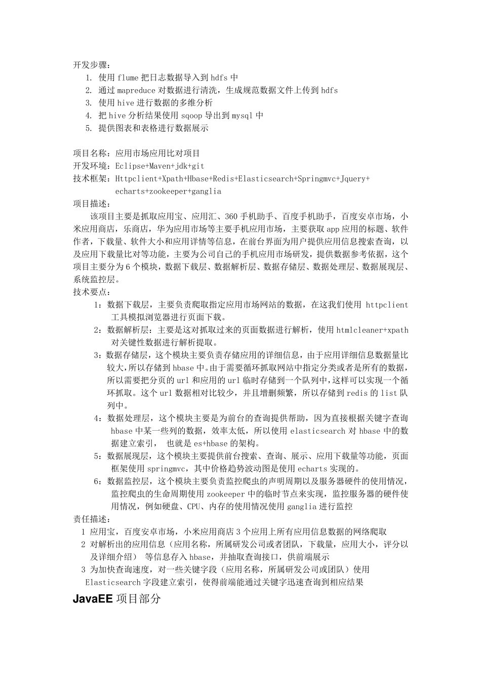 大数据工程师简历3份_第3页