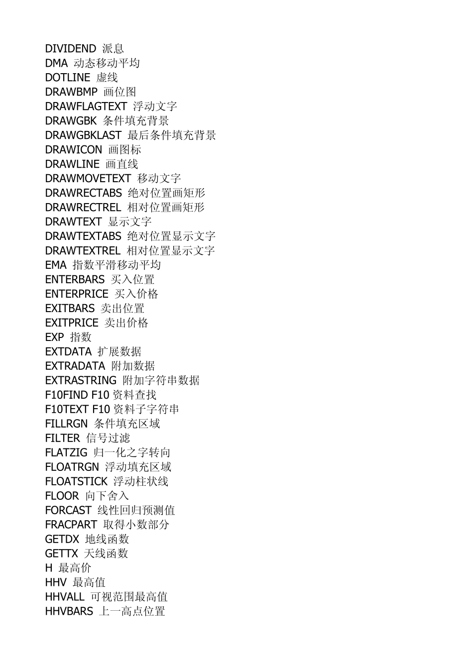 大智慧指标公式函数大全(完整可打印版)_第3页