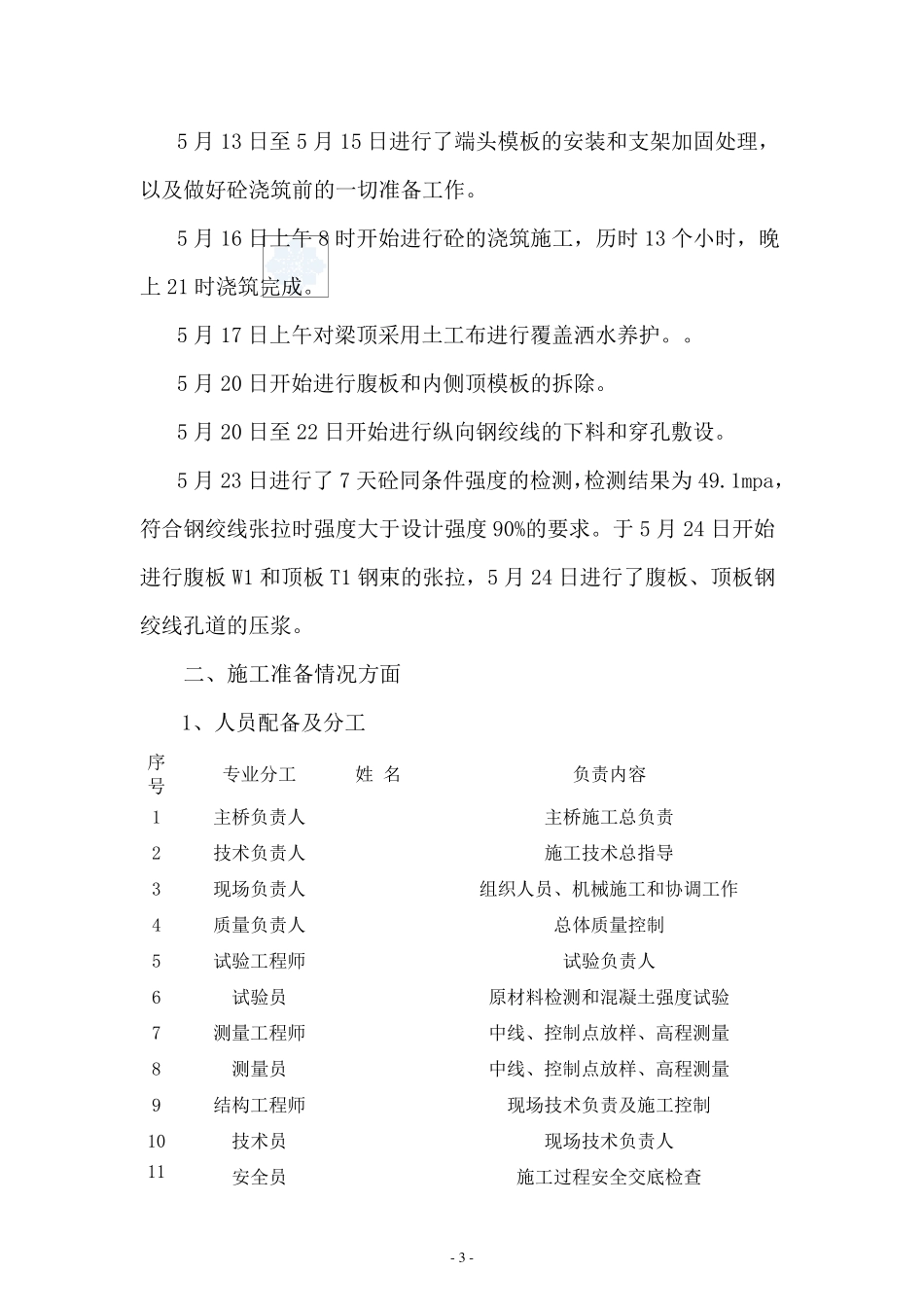 大桥悬臂现浇箱梁0号块首件施工总结_secret_第3页