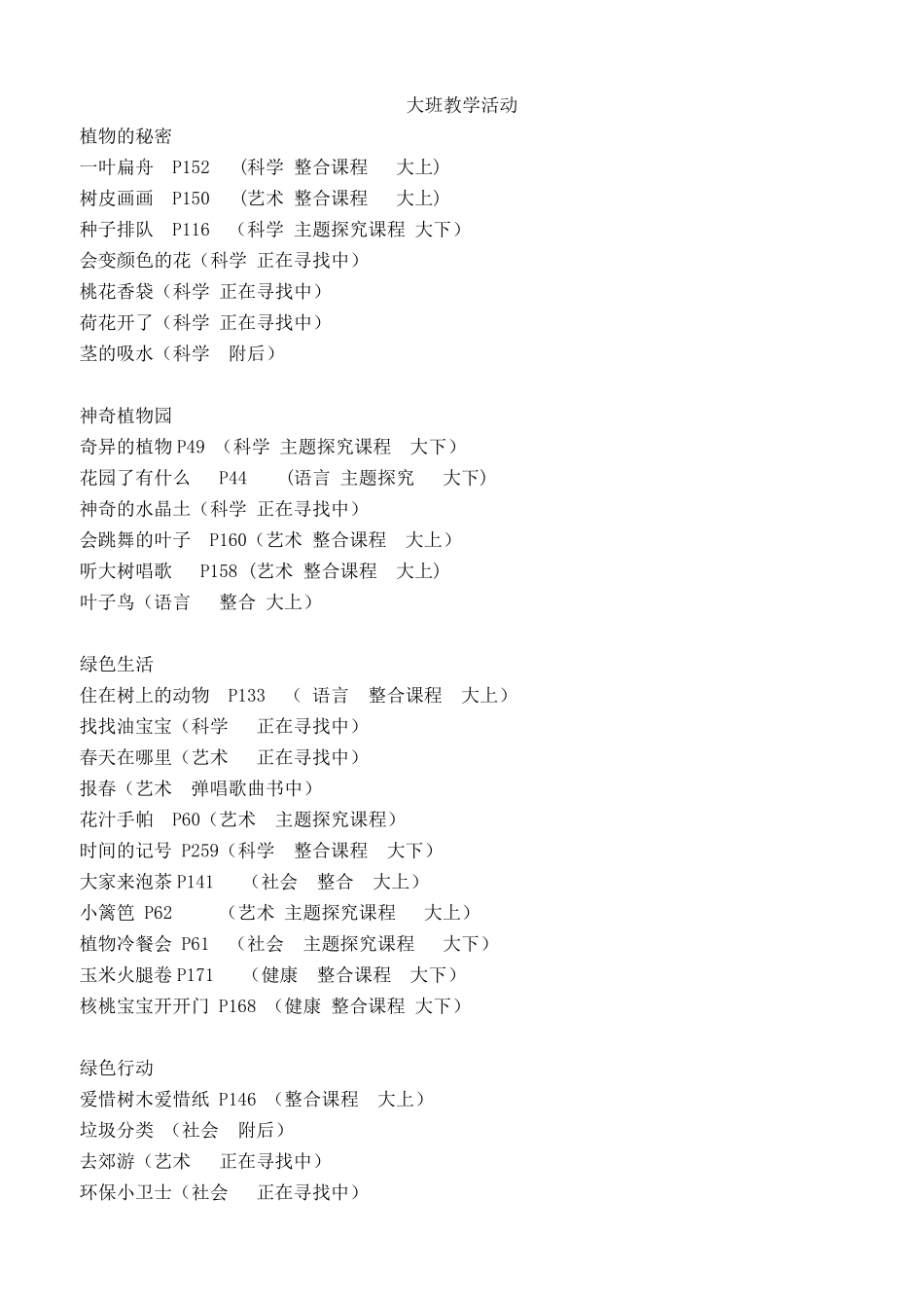 大班植物课题网络图(终极详细)_第2页