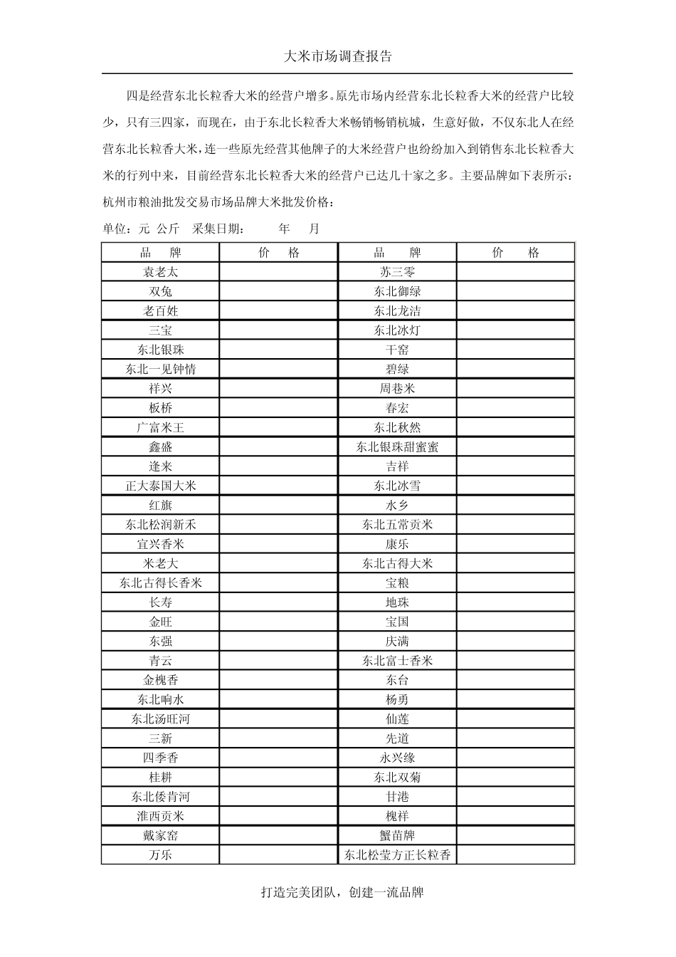 大米市场调查报告_第3页